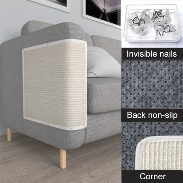 Katzen Kratzbrett – Sisal Pad für Möbel & Katzenkrallenpflege