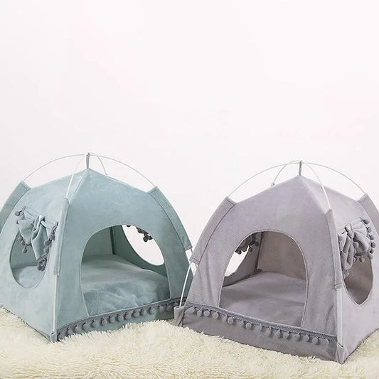 Katzen Tipi Haus – Gemütliches Zeltbett mit Stil