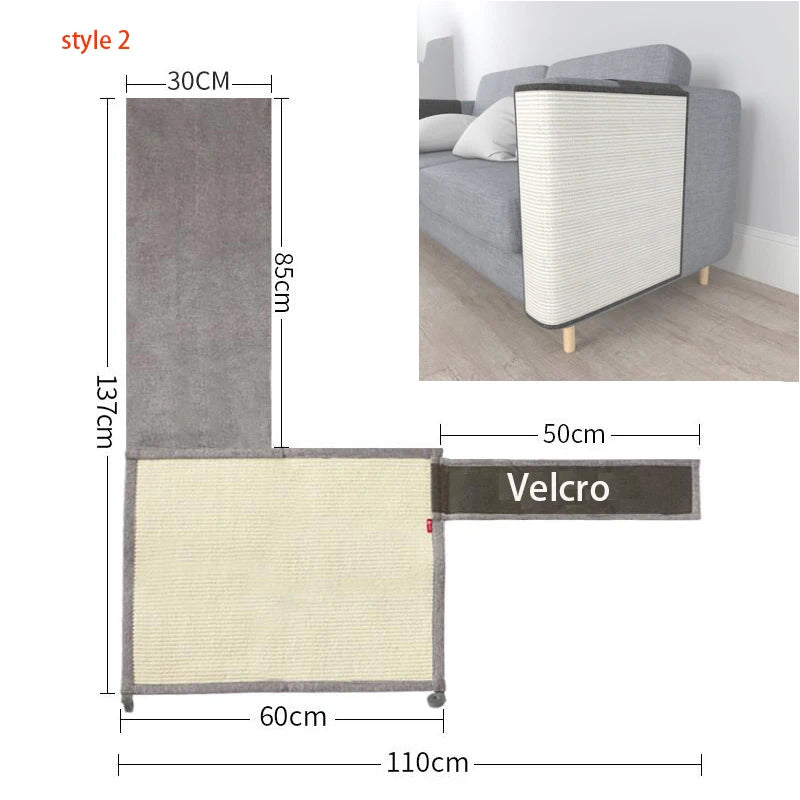 Katzen Kratzbrett – Sisal Pad für Möbel & Katzenkrallenpflege